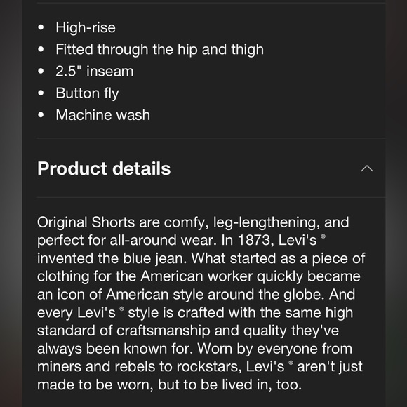 Levi's 501° Original Fit High-Rise
Women's Jean Shorts - Picture 7 of 9